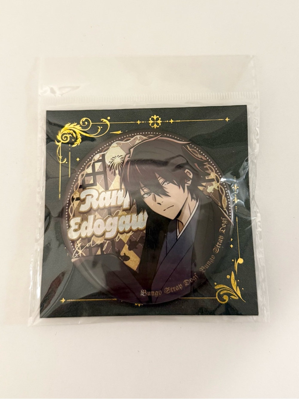 Anime collectible bungo stray dogs can badge pin ranpo